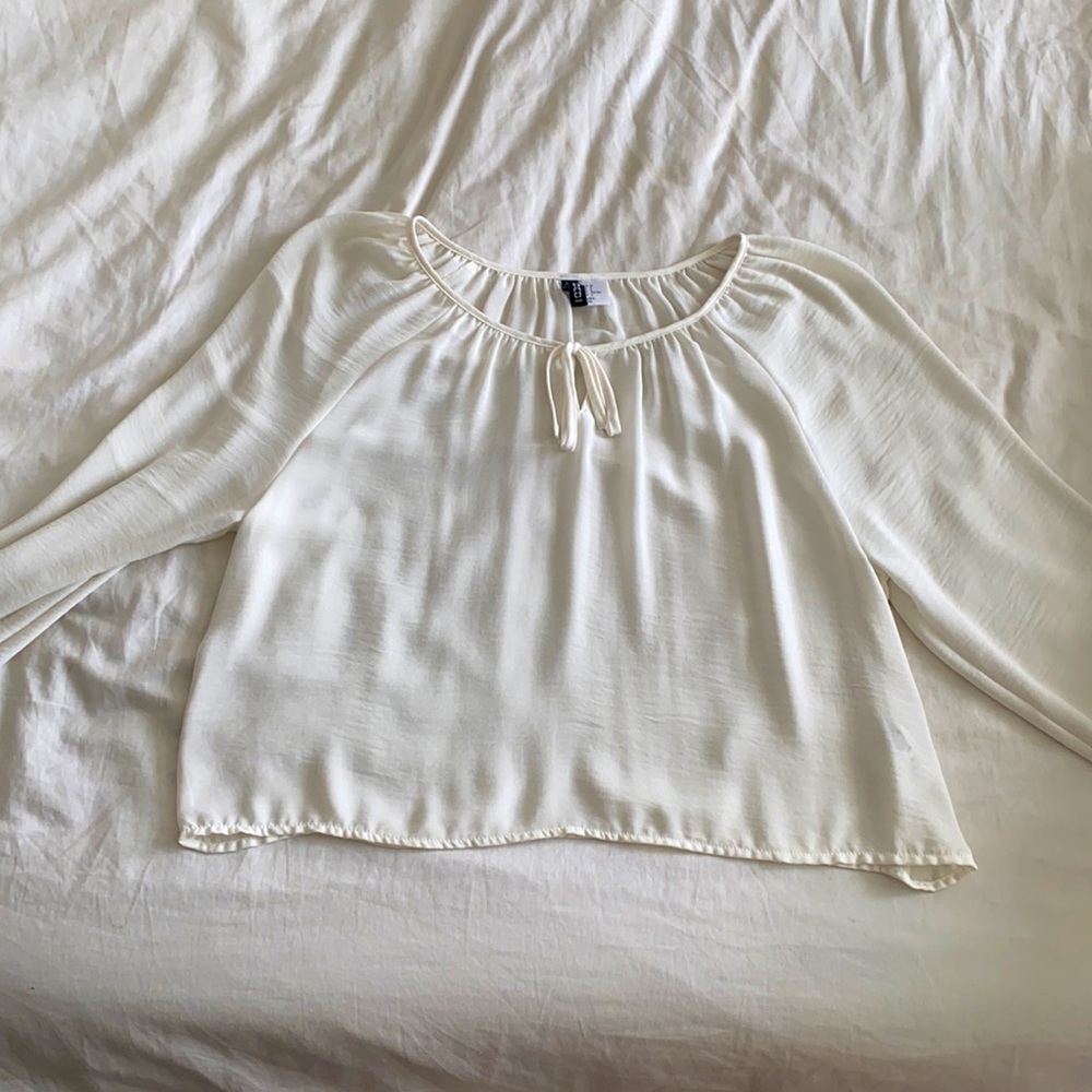 Cute slightly see through top